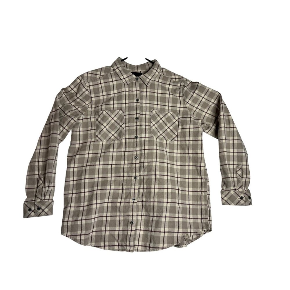 5.11 Tactical L/S Plaid Flannel Button Down Shirt Womens XL
